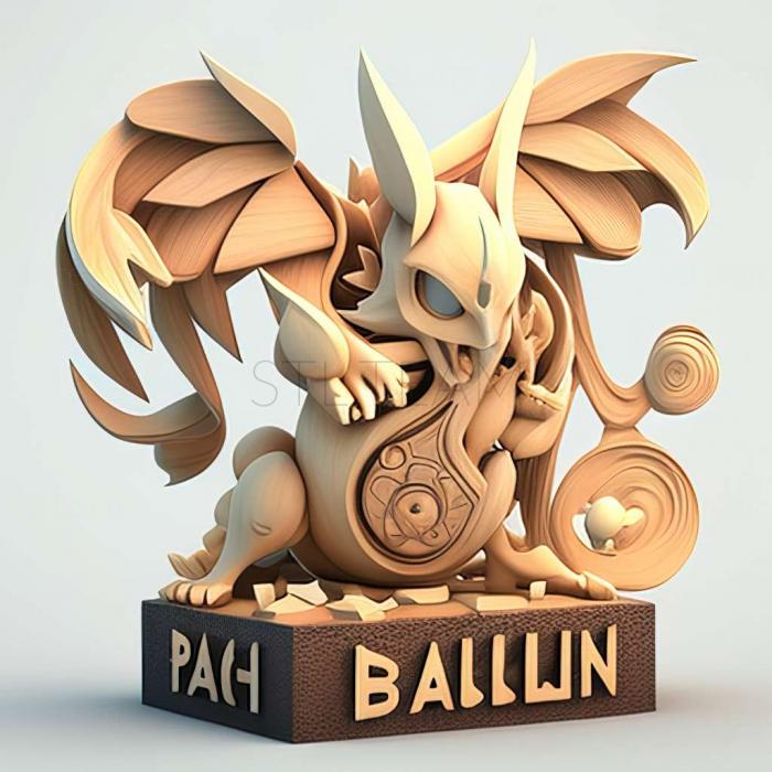 3D модель Borrowing on Bad Faith Pachirisu VS Eipam ConteBattl (STL)
